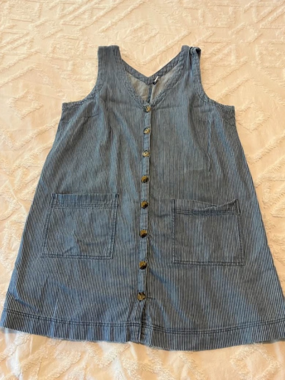 Old Navy Blue Striped Mini Dress